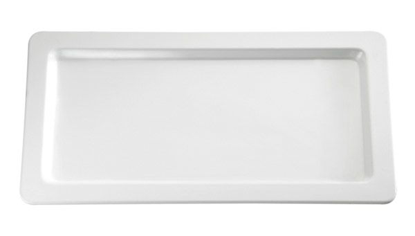 GN 1/2 Tablett APART, 32,5 x 26,5 cm, H: 2,5 cm, Melamin, weiss