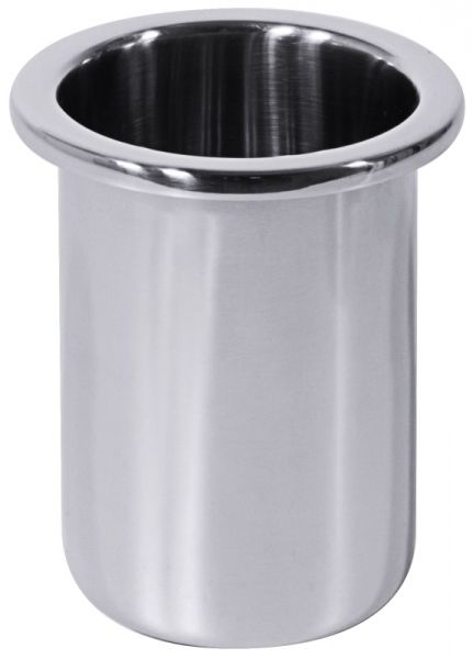 Besteckköcher, hoch, Edelstahl, D: 8,5 cm, H: 10 cm