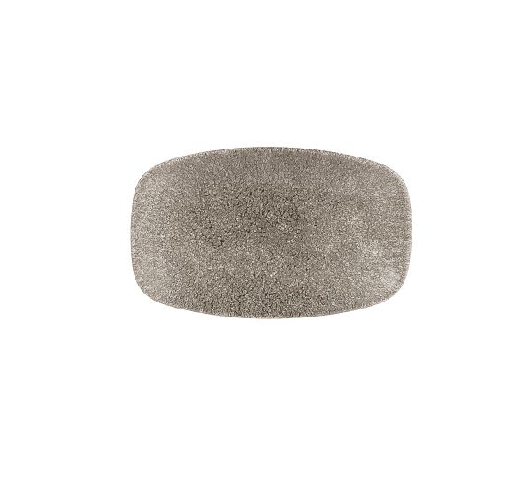 Churchill, Raku : Quartz Black - Chefs Platte rechteckig, 20 x 12,1 cm