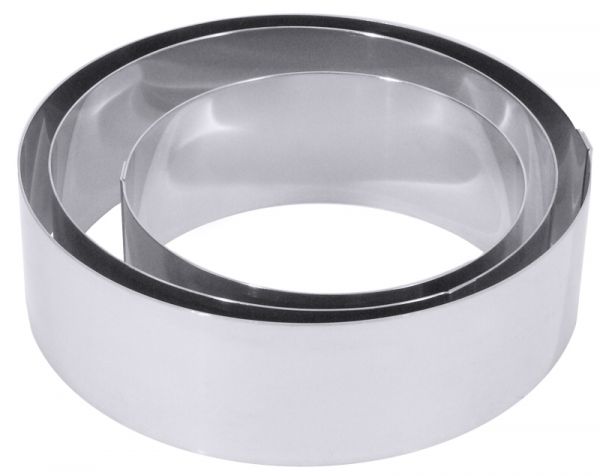 Tortenring, hochglänzend, EdSt., D: 12 cm, H: 6 cm