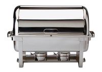 Rolltop-Chafing Dish MAESTRO 67 x 35 cm, H: 45 cm, I: 9 ltr., Edelstahl, 1 Wasserbecken inklusive Rolltop-Chafing Dish MAESTRO 67 x 35 cm, H: 45 cm, I: 9 ltr., Edelstahl, 1 Wasserbecken inklusive