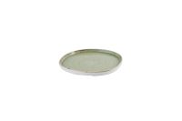 Churchill, Stonecast : Sage Green - Teller flach organisch m. erhöhten Rand, 25,5 x 2 cm Churchill, Stonecast : Sage Green - Teller flach organisch m. erhöhten Rand, 25,5 x 2 cm