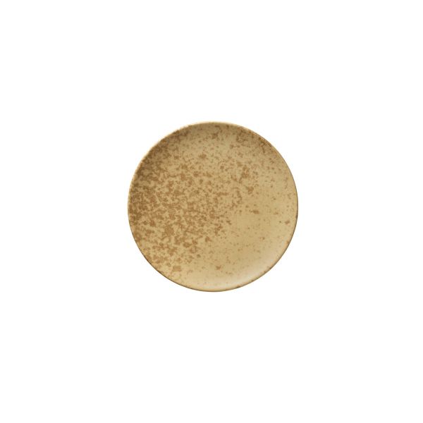 Bauscher, Sandstone : Dekor 426078 Dark Yellow - Teller flach coup rund 15 cm