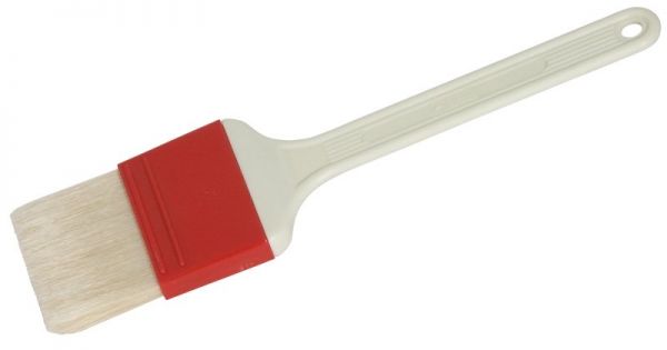 Fett- u. Kuchenpinsel, PC, cremefarbend, 24,5 x 7,5 cm