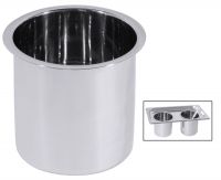 Saucentopf für Saladette, Edelstahl, I: 0,8 ltr., D: 10 cm, H: 10,5 cm Saucentopf für Saladette, Edelstahl, I: 0,8 ltr., D: 10 cm, H: 10,5 cm