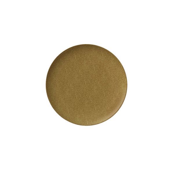 Bauscher, Purity : 425688 Pearls Olive - Teller flach Coup, bonewhite, 16 cm