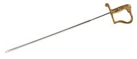 Fleischspieß, Edelstahl, mit Degengriff, L: 29,5 cm, Klingenlänge: 24,5 cm Fleischspieß, Edelstahl, mit Degengriff, L: 29,5 cm, Klingenlänge: 24,5 cm