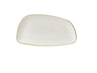 Churchill, Stonecast : Barley White - Chefs Geo Platte, asymmetrisch, 35 x 18,5 cm Churchill, Stonecast : Barley White - Chefs Geo Platte, asymmetrisch, 35 x 18,5 cm