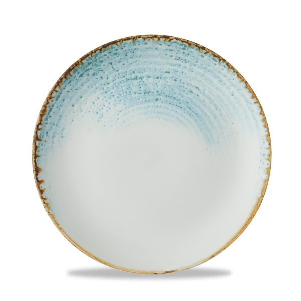 Churchill, Homespun Accents : Aquamarine - Teller flach Coup, 21,7 cm