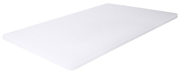 Schneidbrett, HDPE, mit Füßchen, 45 x 30 cm, weiß