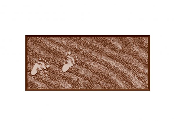 Schokoladen- Form, 275 x 135 mm, 1 x 4 Stück 118 x 53 x 9,5 mm