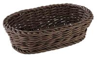 Korb, oval, 19 x 12 cm, H: 6 cm, PP, Fb. Braun Korb, oval, 19 x 12 cm, H: 6 cm, PP, Fb. Braun