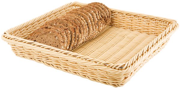 GN 1/2 Korb 32,5 x 26,5 cm, H: 6,5 cm, PP, Fb. hellbeige
