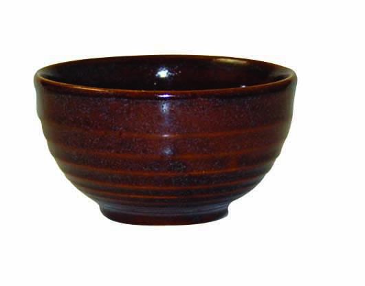 Churchill, Bit on the Side - Wellen-Schale, uni/ zimtbraun, 13 x 7,4 cm/ 0,56 ltr.
