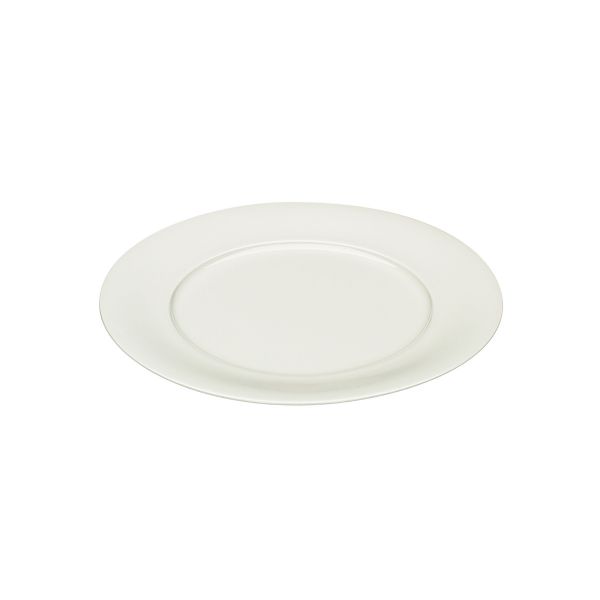 Schönwald, Delight - Teller flach Fahne, bonewhite, uni, 23 cm