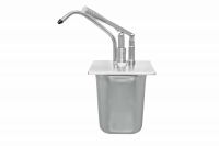 Dosierspender GN 1/6 ohne GN Behälter, 183 x 168 x 350 mm Dosierspender GN 1/6 ohne GN Behälter, 183 x 168 x 350 mm