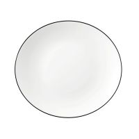 Seltmann Weiden, Modern Life : 10826 Black Line - Speiseteller oval 5192, 29 cm Seltmann Weiden, Modern Life : 10826 Black Line - Speiseteller oval 5192, 29 cm