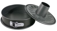 Springform, Flach- und Rohrboden, PFTE beschichtet, D: 24,5 cm, H: 6,5 cm Springform, Flach- und Rohrboden, PFTE beschichtet, D: 24,5 cm, H: 6,5 cm
