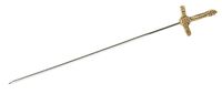 Fleischspieß, Edelstahl, mit Schwertgriff, L: 29,5 cm, Klingenlänge: 24,5 cm Fleischspieß, Edelstahl, mit Schwertgriff, L: 29,5 cm, Klingenlänge: 24,5 cm