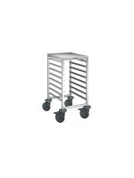 Regalwagen RWRA 850, Kap.: 8 GN 1/1 oder 16 GN 1/2, Trgf.: max. 100 kg, LxBxH: 46 x 61,3 x 84,5 cm Regalwagen RWRA 850, Kap.: 8 GN 1/1 oder 16 GN 1/2, Trgf.: max. 100 kg, LxBxH: 46 x 61,3 x 84,5 cm