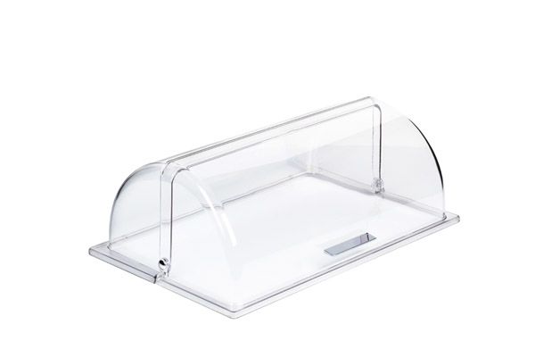 Rolltop-Haube GN 1/1 FRAMES, 53 x 32,5 cm, H: 19 cm, Haube aus Polycarbonat