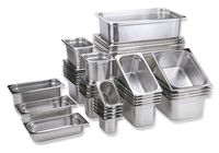 GN 2/1 Behälter 53 x 65 cm, Tiefe: 20 mm Edelstahl, I: 5 ltr. GN 2/1 Behälter 53 x 65 cm, Tiefe: 20 mm Edelstahl, I: 5 ltr.