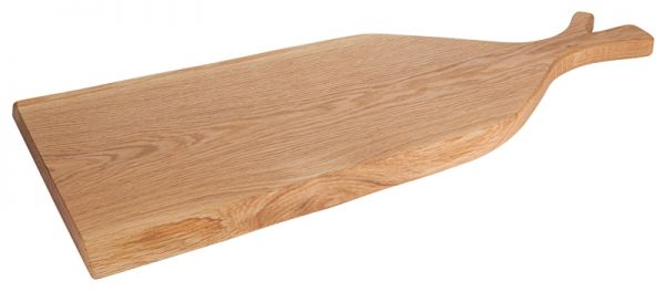 Holzbrett, massive Eiche, geölt, 58 x 26 x 2 cm
