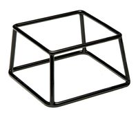Buffetständer MULTI, 18 x 18 cm, H: 10 cm, Metall, schwarz ummantelt Buffetständer MULTI, 18 x 18 cm, H: 10 cm, Metall, schwarz ummantelt