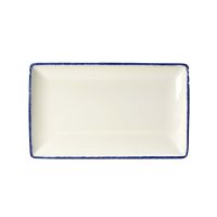 Steelite, Dapple : Blue 1710 - Platte rechteckig Nr. 1, 27 x 16,75 cm Steelite, Dapple : Blue 1710 - Platte rechteckig Nr. 1, 27 x 16,75 cm