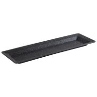 GN 2/4 Tablett FROSTFIRE, Aluminium, antihaftbeschichtet, 53 x 16,2 cm, H: 3 cm, Farbe: schwarz-silber GN 2/4 Tablett FROSTFIRE, Aluminium, antihaftbeschichtet, 53 x 16,2 cm, H: 3 cm, Farbe: schwarz-silber
