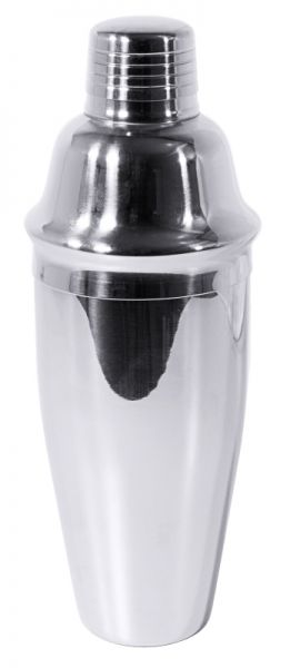 Cobbler Cocktailshaker, dreiteilig, Edelstahl, I: 0,7 ltr., D: 8,5 cm, H: 23,5 cm