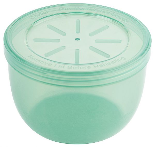 Eco-Takeout : Mehrweg- Suppenbehälter inkl. Dkl., grün, D: 11 cm x H: 7,5 cm/ 0,47 ltr.