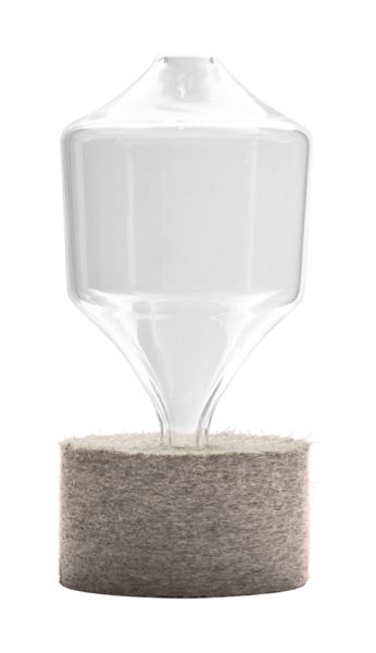 Playground, Glas - Vase kleine Öffnung m. Filzsockel, D: 7,8 x H: 15 cm