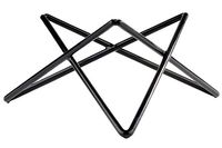 Buffetständer PRISMA, D: 26 cm, H: 10,5 cm, Metall, schwarz ummantelt Buffetständer PRISMA, D: 26 cm, H: 10,5 cm, Metall, schwarz ummantelt