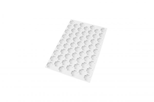 Ausstechmatte aus Kunststoff Kleeblatt, No. 5, D: 50 mm