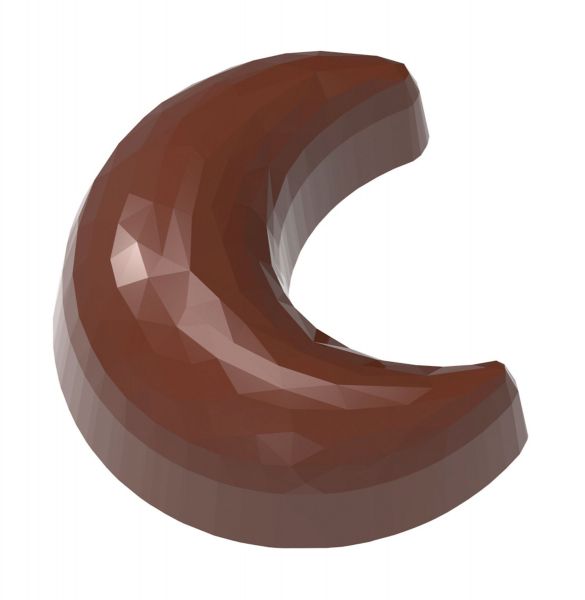 Schokoladen- Form Mond, 275 x 135 mm, 3 x 7 Stück 35 x 31 x 16,5 mm