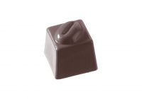 Schokoladen- Form Würfelpraline Kaffeebohne, 275 x 135 mm, 4 x 9 Stück 25 x 25 x 25 mm Schokoladen- Form Würfelpraline Kaffeebohne, 275 x 135 mm, 4 x 9 Stück 25 x 25 x 25 mm