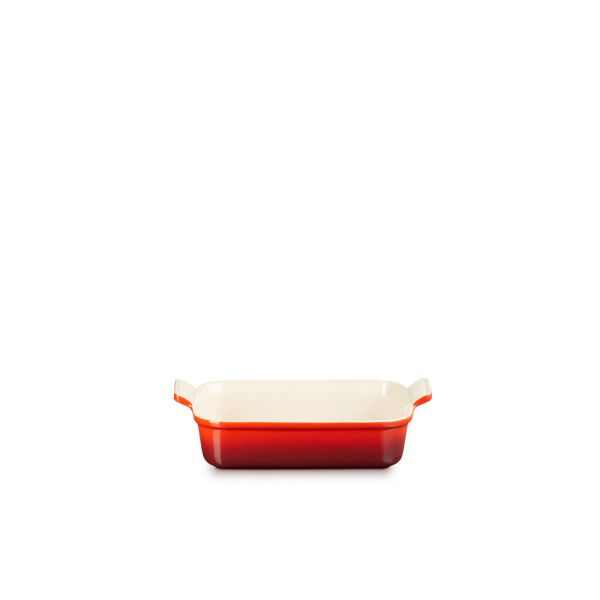 Le Creuset, Steinzeug - Auflaufform Tradition, 19 cm/ 1,1 ltr., Fb. Kirschrot