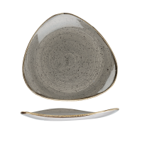 Churchill, Stonecast : Peppercorn Grey - Teller flach dreieckig, 28,5 cm Churchill, Stonecast : Peppercorn Grey - Teller flach dreieckig, 28,5 cm
