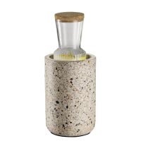 Vorschau: Flaschenkuehler TERRAZZO, Beton, Terrazzooptik, innen D: 10 cm, aussen D: 12,5 cm, H: 19 cm Vorschau: Flaschenkuehler TERRAZZO, Beton, Terrazzooptik, innen D: 10 cm, aussen D: 12,5 cm, H: 19 cm