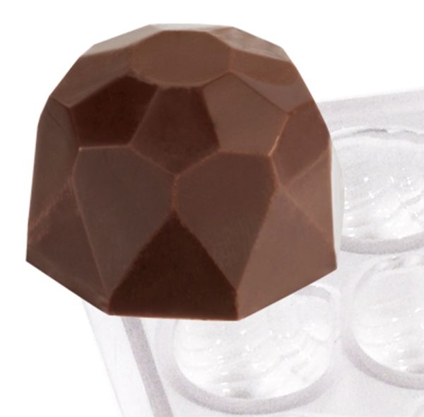 Pralinenform Diamant, 21 Formen, D: 25 mm, H: 17 mm