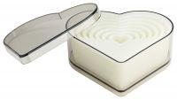 Ausstechersatz Herz, 7 Teile, helles Polyamid, D: 22 x 18 - 110 x 95 mm, H: 35 mm Ausstechersatz Herz, 7 Teile, helles Polyamid, D: 22 x 18 - 110 x 95 mm, H: 35 mm