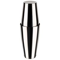 Tin in Tin - Shaker, 2teiliges Set, Edelstahl, D: 9 cm, H: 27 cm, I: 0,7 / 0,5 ltr., Farbe: mattiert Tin in Tin - Shaker, 2teiliges Set, Edelstahl, D: 9 cm, H: 27 cm, I: 0,7 / 0,5 ltr., Farbe: mattiert