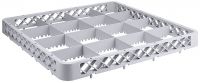 Erweiterungselement zu Spülkorb 2518/009, graues PP, 9 Fächer, Glas: H: 4 cm und D: 15,5 cm Erweiterungselement zu Spülkorb 2518/009, graues PP, 9 Fächer, Glas: H: 4 cm und D: 15,5 cm