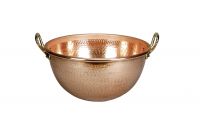 Kupfer- Eiweissschüssel mit Griffen, 300 mm/ 7,0 ltr. Kupfer- Eiweissschüssel mit Griffen, 300 mm/ 7,0 ltr.