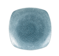 Churchill, Raku : Topaz Blue - Teller quadratisch 21,5 cm Churchill, Raku : Topaz Blue - Teller quadratisch 21,5 cm