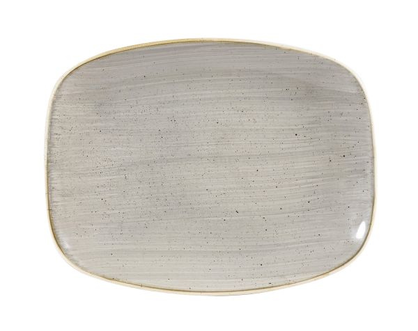 Churchill, Stonecast : Peppercorn Grey - Chefs Platte rechteckig 26,1 x 20,2 cm