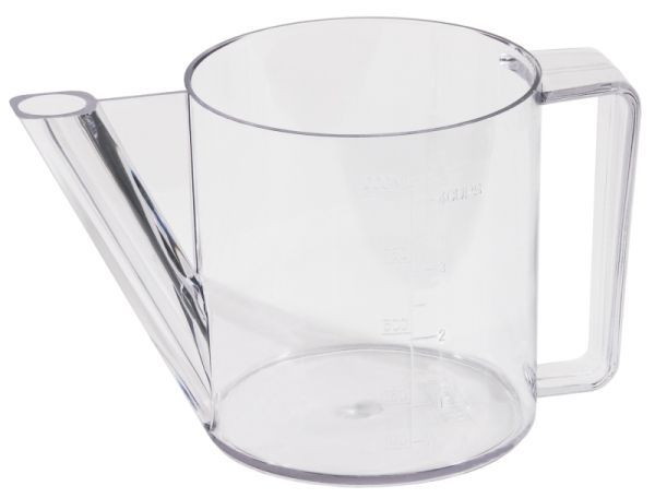 Fetttrennkanne, I: 1 ltr., H: 12,5 cm, D: 11 cm, PC