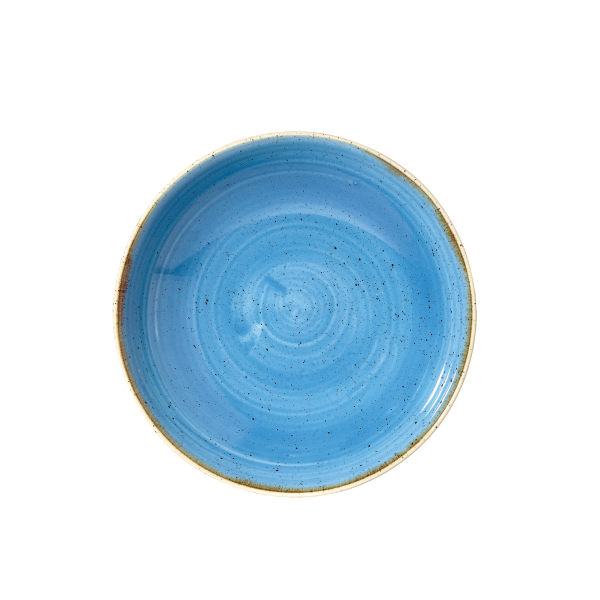 Churchill STONECAST Coupe Plate Cornflower Blue Platte Porzellan 16,5 cm blau 