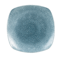 Churchill, Raku : Topaz Blue - Teller quadratisch 25,2 cm Churchill, Raku : Topaz Blue - Teller quadratisch 25,2 cm
